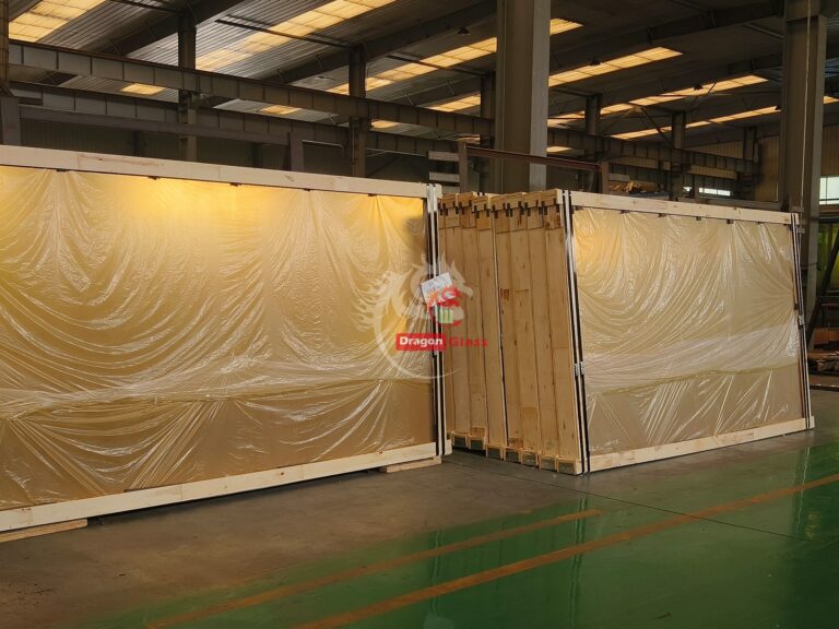 5mm 6mm 8mm gold reflective glass 1830x2440mm 2140x3300mm raw material Glass Sheets top factory direct sales